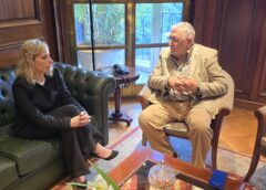 Moira Lanesan Sancho, mantuvo una reunión de trabajo con Ricardo Diab, presidente de CAME