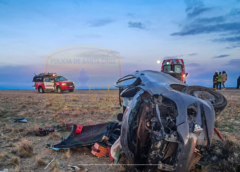Grave accidente frontal sobre Ruta Nacional 3 movilizó a bomberos y equipos de emergencia